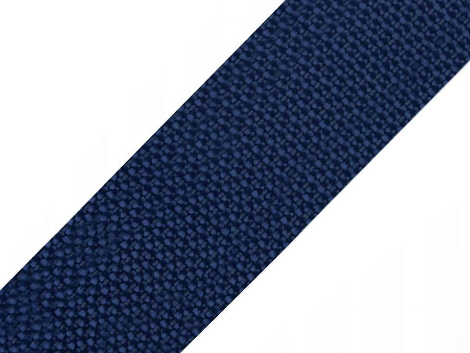 Popruh polypropylénový šíře 47-50 mm, barva 55 modrá tmavá