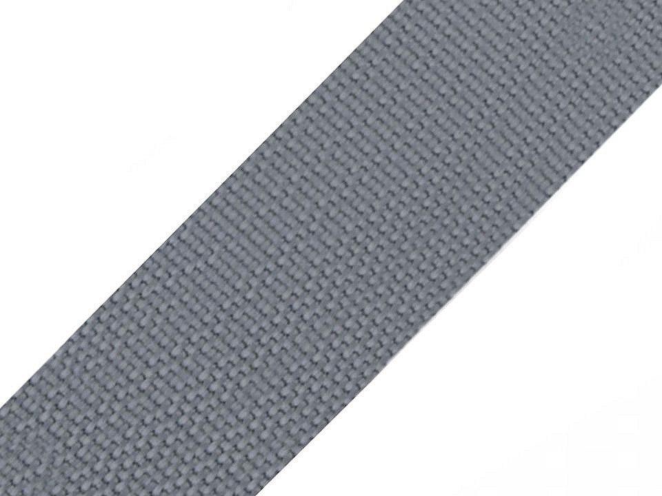 Popruh polypropylénový šíře 47-50 mm, barva 88 šedá neutrální