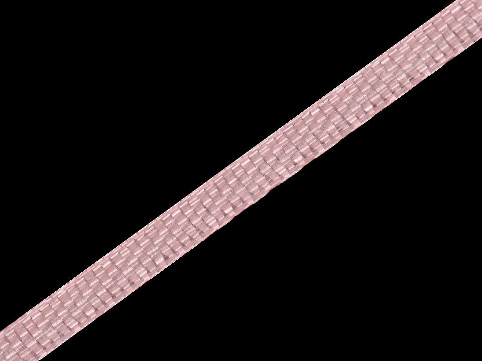 Atlasová stuha šíře 3 mm, barva 43 růžová lasturová