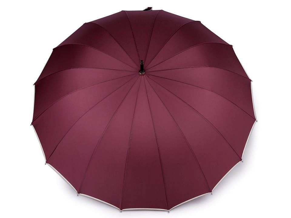 Velký rodinný deštník, barva 1 vínová