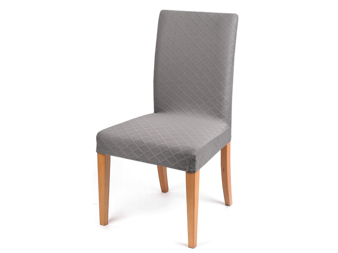 Elastický potah na židli, barva 2 šedá