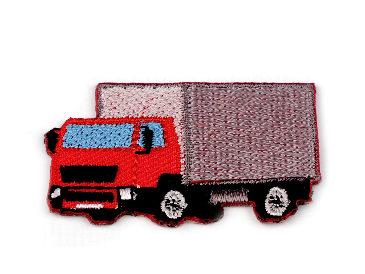 Nažehlovačka dopravní prostředky, barva 9 červená náklaďák