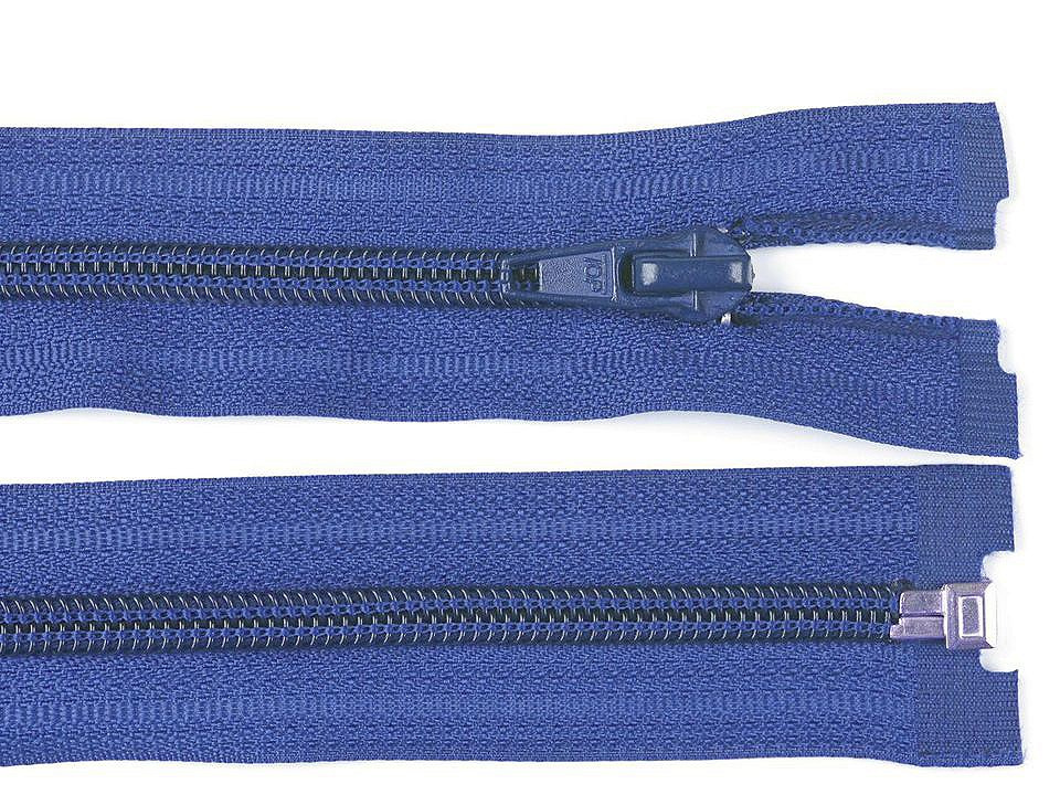 Spirálový zip šíře 5 mm délka 50 cm bundový POL, barva 340 modrá královská