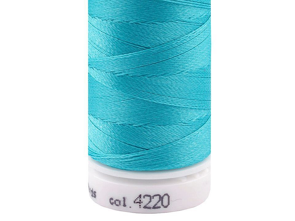 Nitě Poly Sheen Mettler 200 m, barva 4220 Blue Curacao