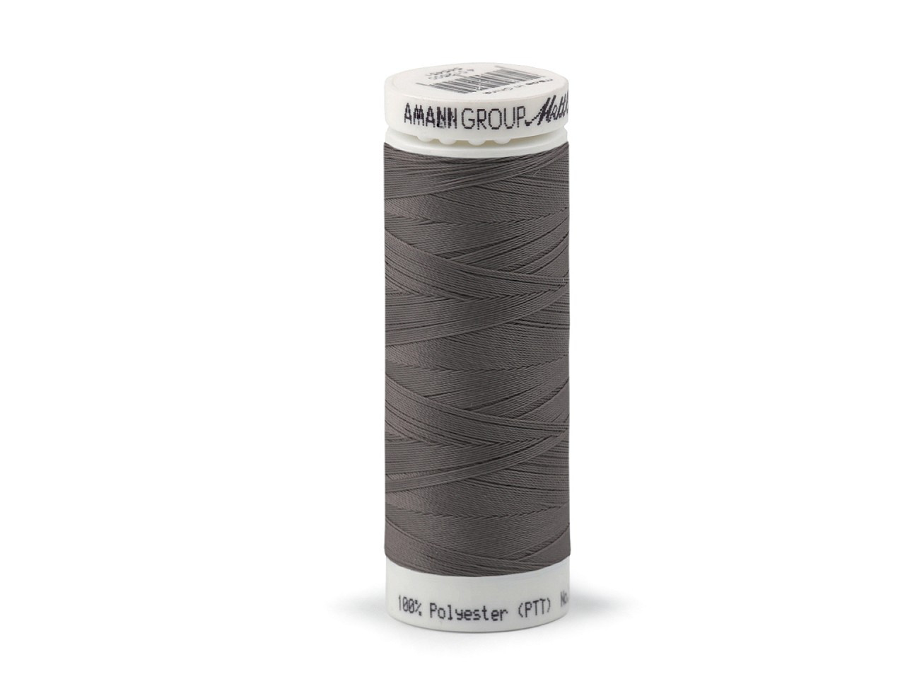 Polyesterové elastické nitě Seraflex Mettler návin 130 m, barva 0415 šedá