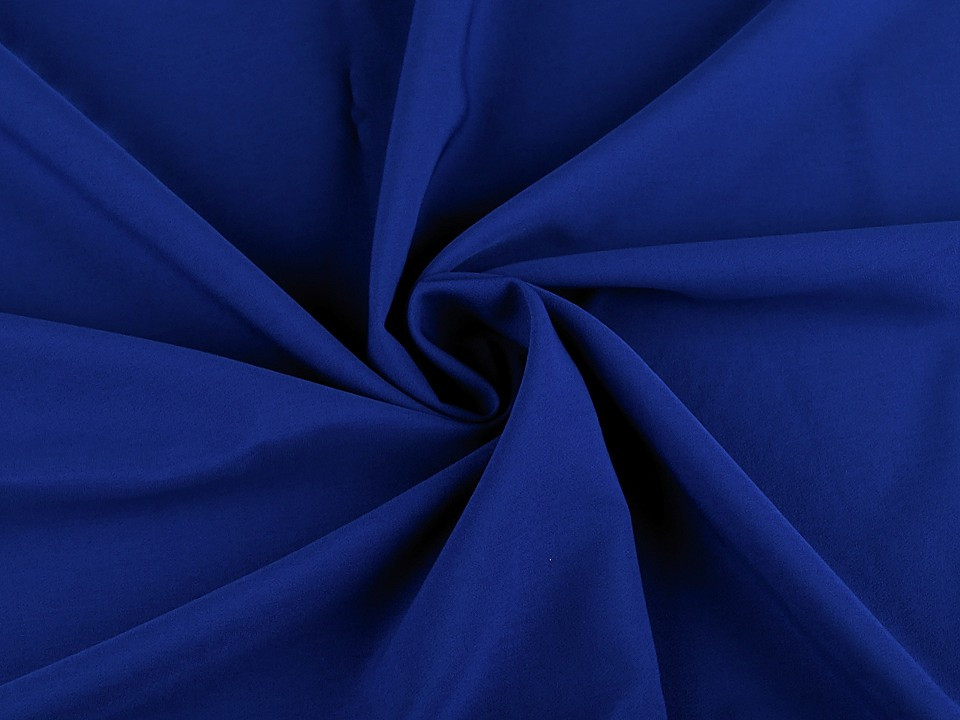 Šatovka / kostýmovka měkká, barva 5 modrá safírová