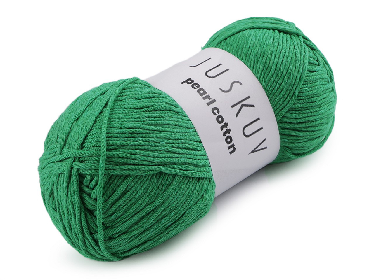 Bavlněná pletací příze Pearl Cotton 100 g, barva 14 (35) zelená pastelová