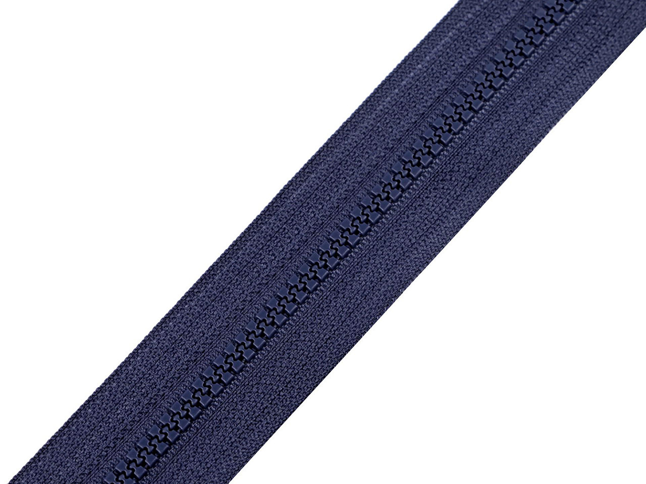 Zip kostěný No 3 metráž, barva 330 modrá tmavá
