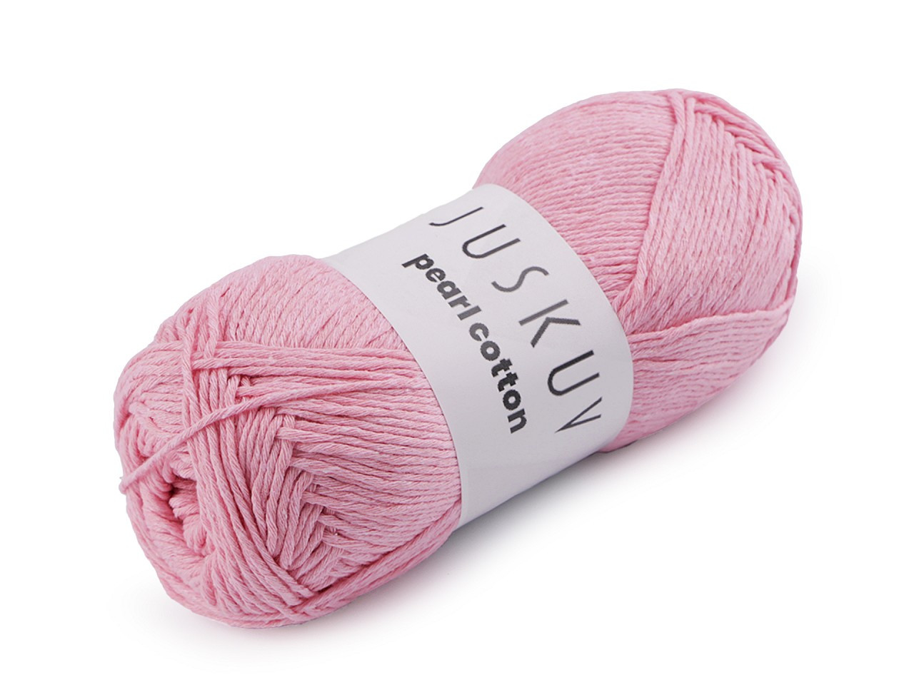 Bavlněná pletací příze Pearl Cotton 100 g, barva 5 (45) růžová sv.