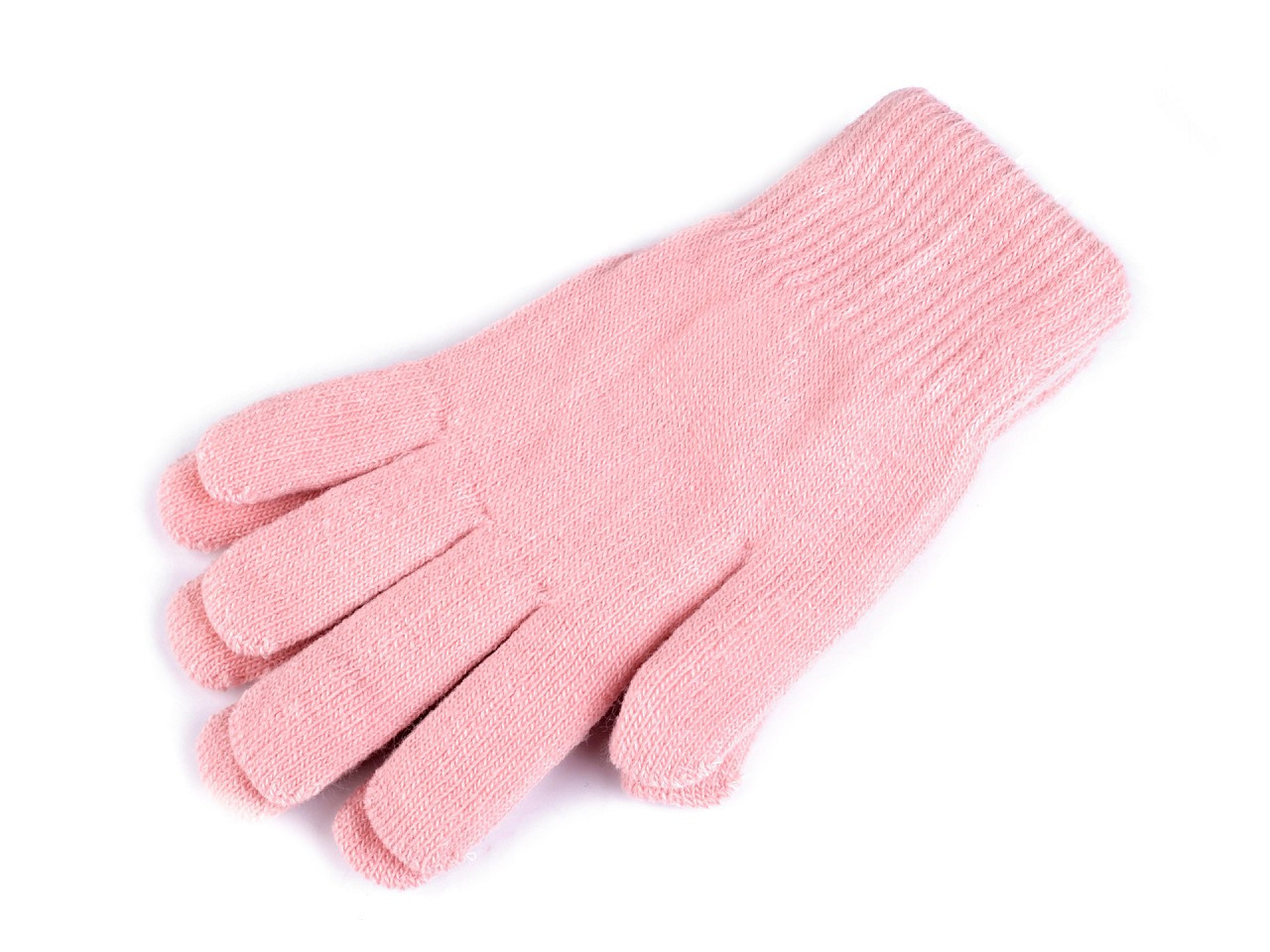 Dámské pletené rukavice, barva 14 pudrová světlá