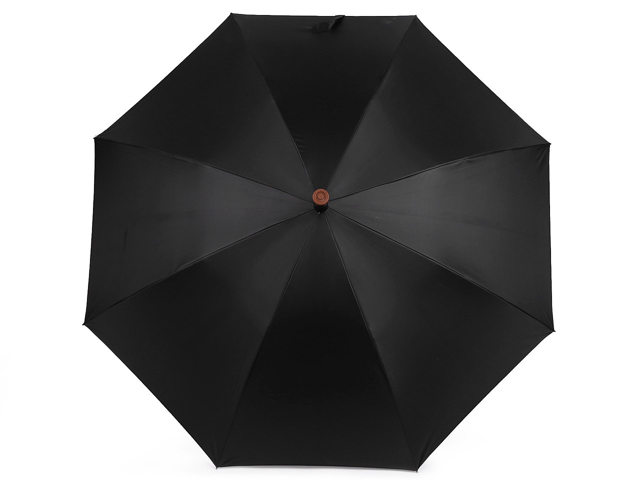 Deštník s vycházkovou holí, barva 2 černá