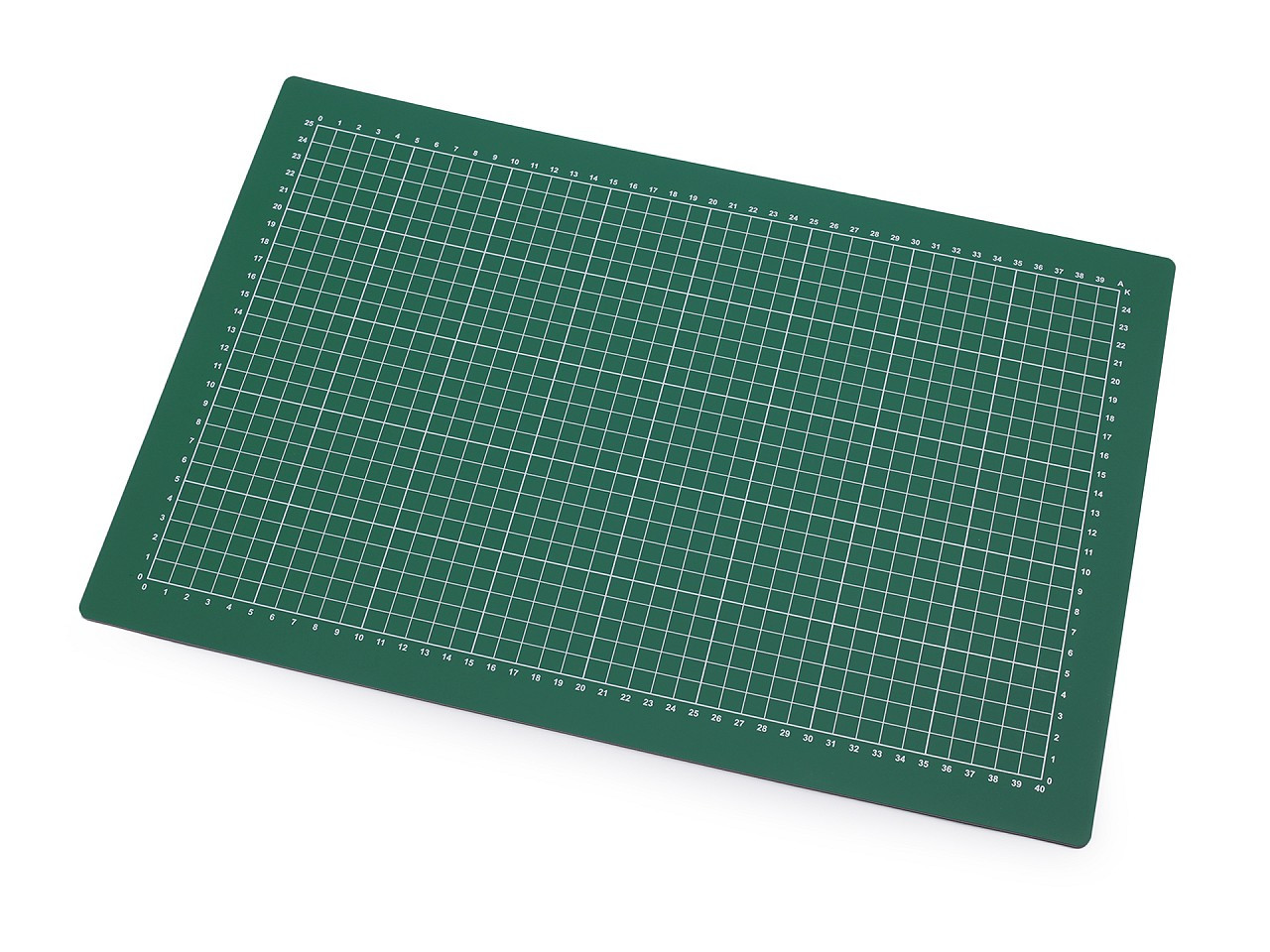 Řezací podložka 30x45 cm oboustranná, barva zelená