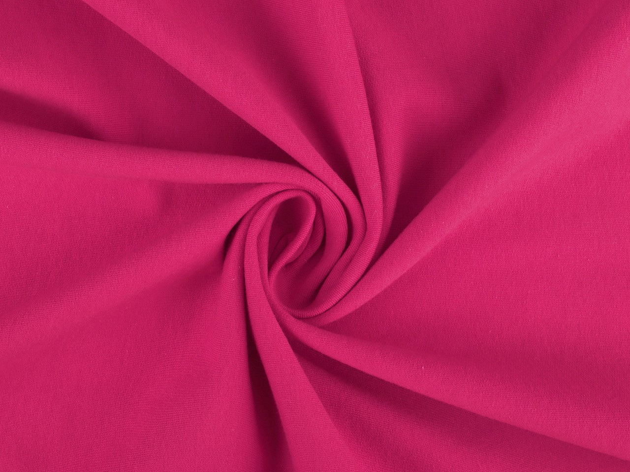 Teplákovina bavlněná nepočesaná jednobarevná, barva 14 (B-011) pink