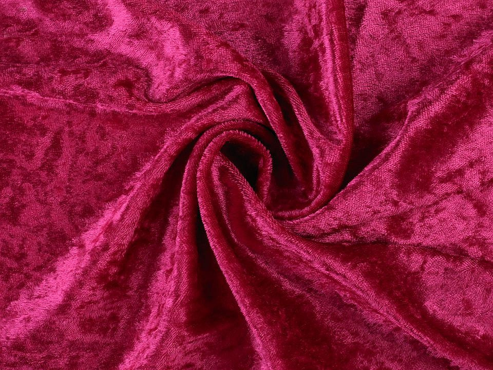 Elastický samet Panné lesklý, barva 4 (9) pink