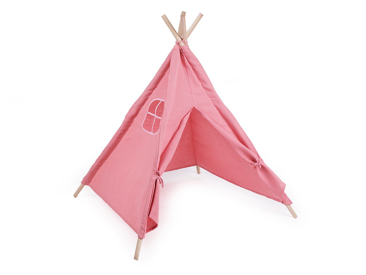 Stan dětský Teepee 80x80x95 cm, barva 3 růžová střední