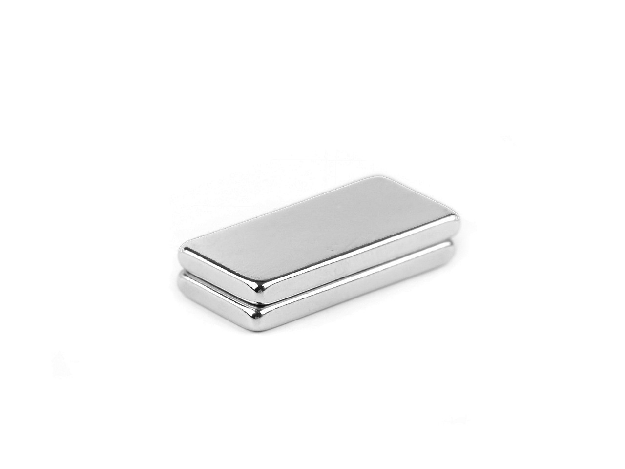 Magnet 10x20 mm, barva nikl