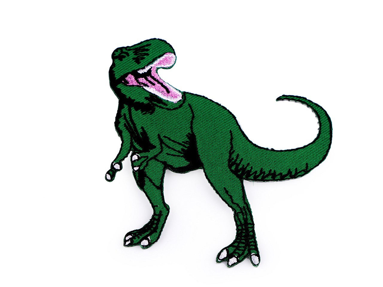 Nažehlovačka zvířata, barva 7 zelená tmavá dinosaurus