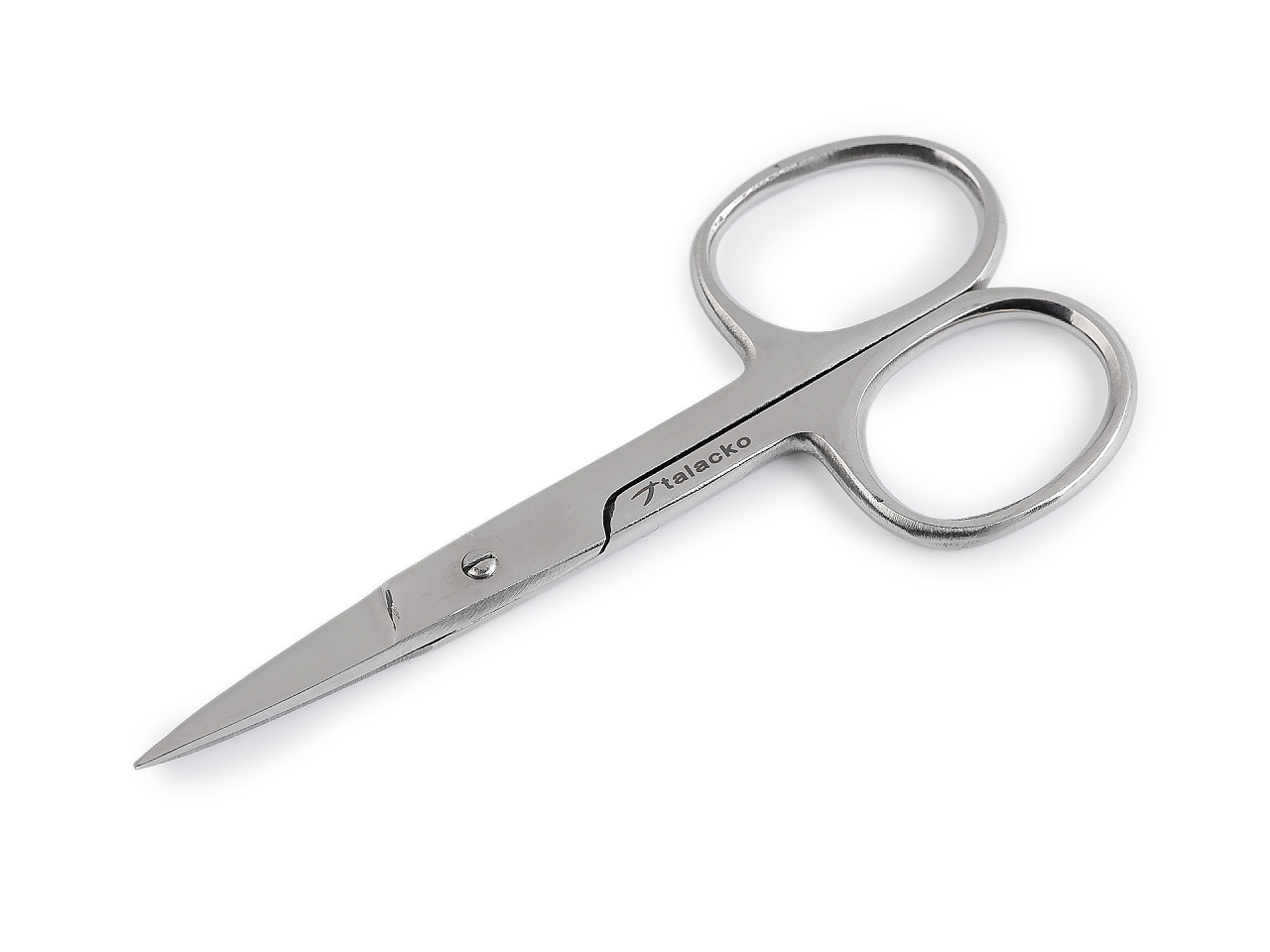 Nůžky na nehty nerezové rovné, barva 1 nikl rovná