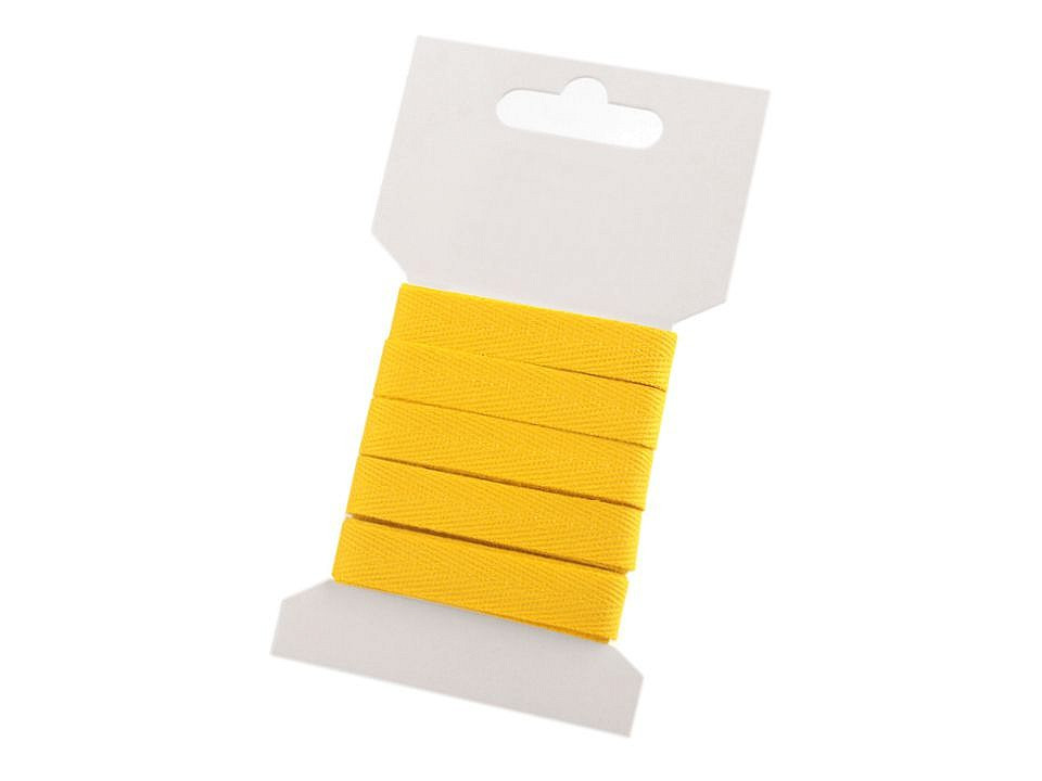 Keprovka na kartě šíře 10 mm, barva 4202 žlutá máslová