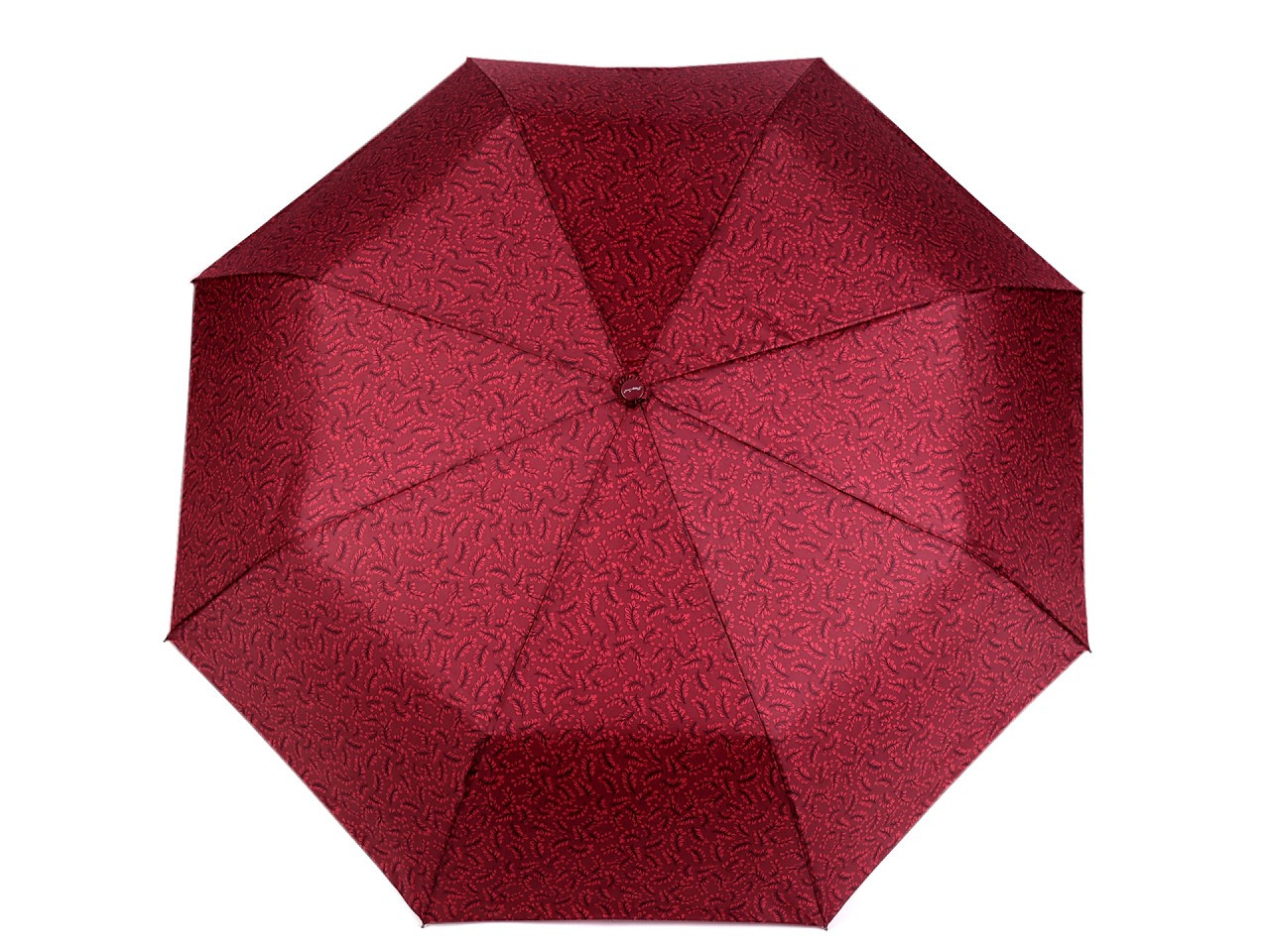 Dámský skládací deštník, barva 6 bordó sv.