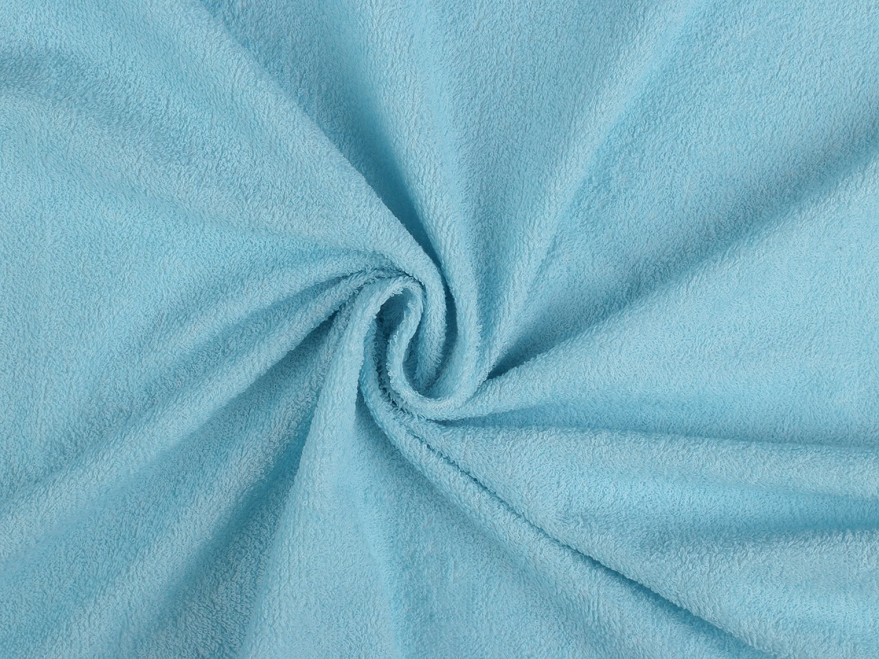 Bavlněné froté s nepropustnou membránou šíře 205 cm, barva 2 (36) modrá sv.