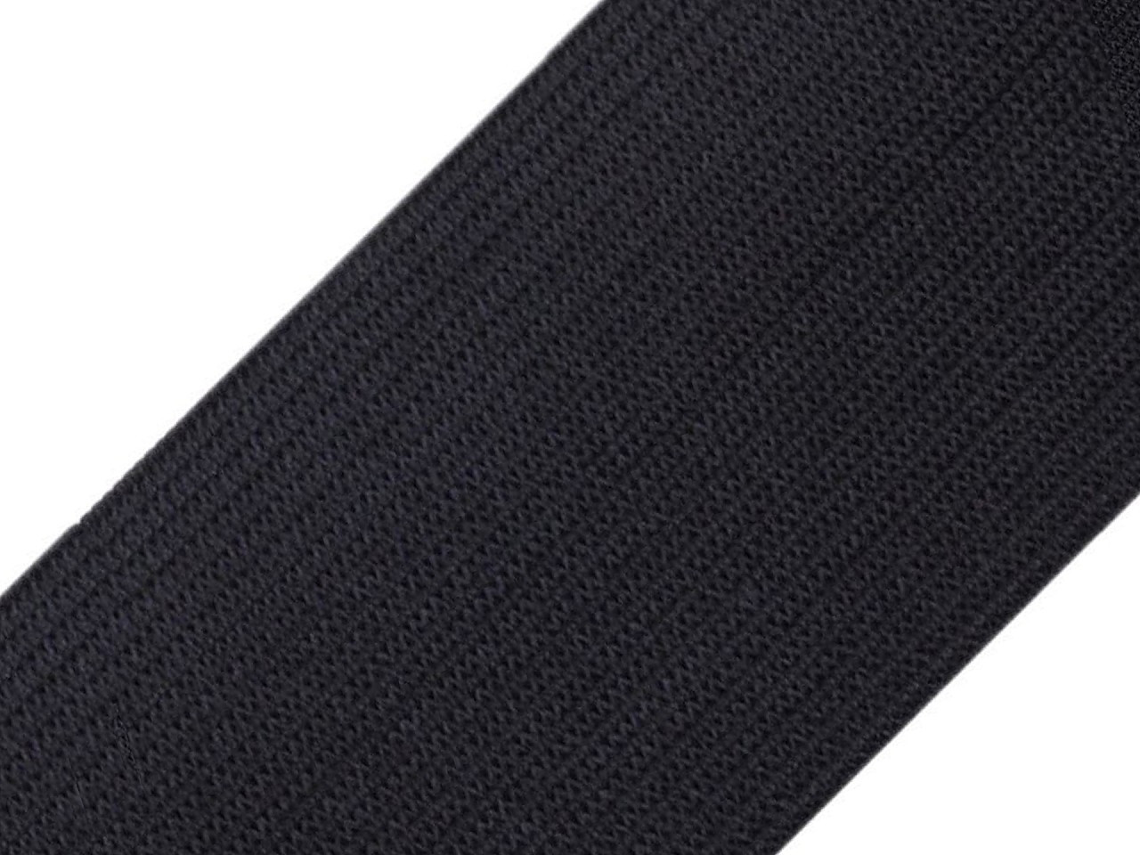 Fotografie Pruženka hladká šíře 10 cm tkaná, barva 1 černá