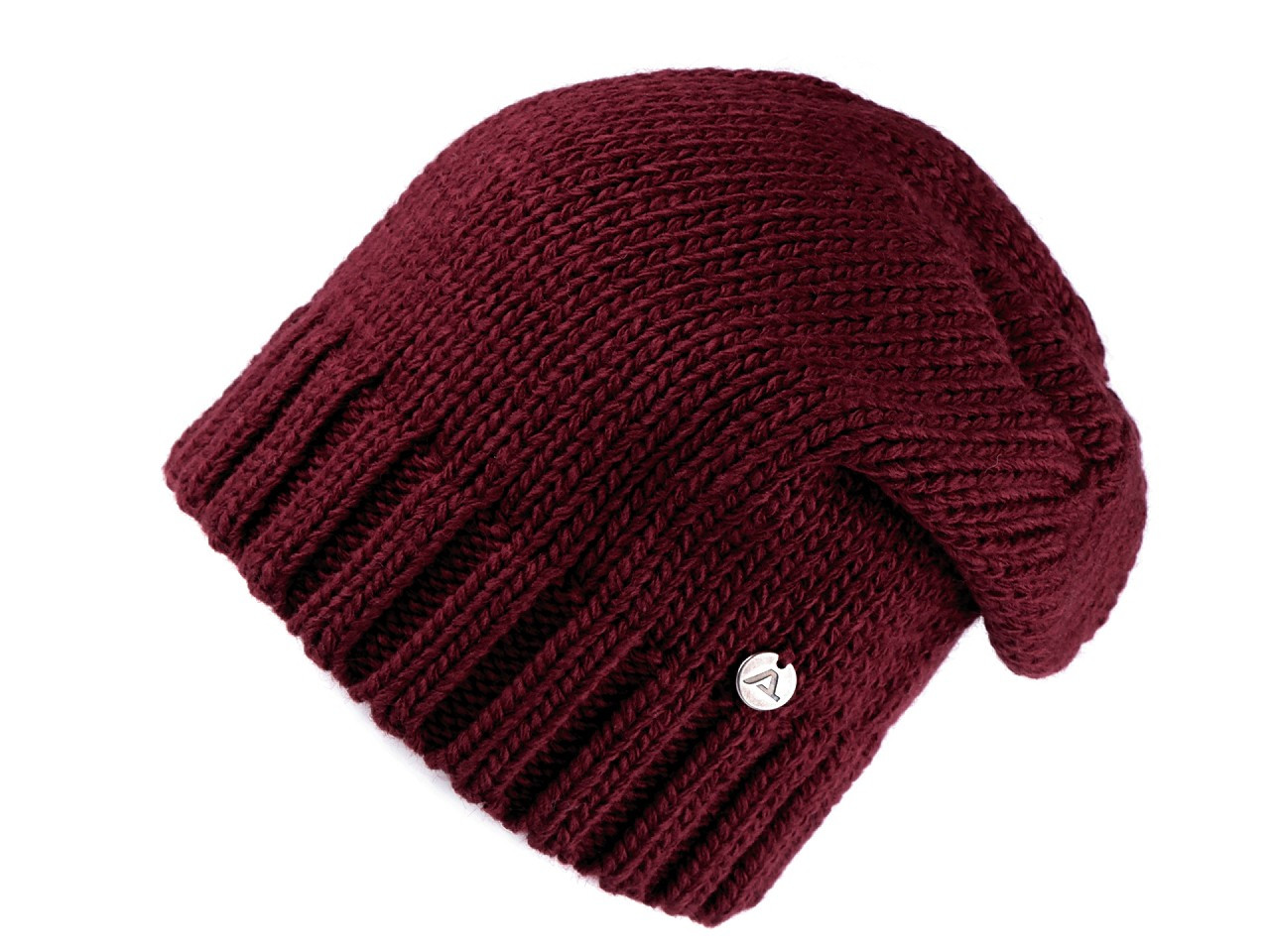 Zimní čepice unisex, barva 9 bordó