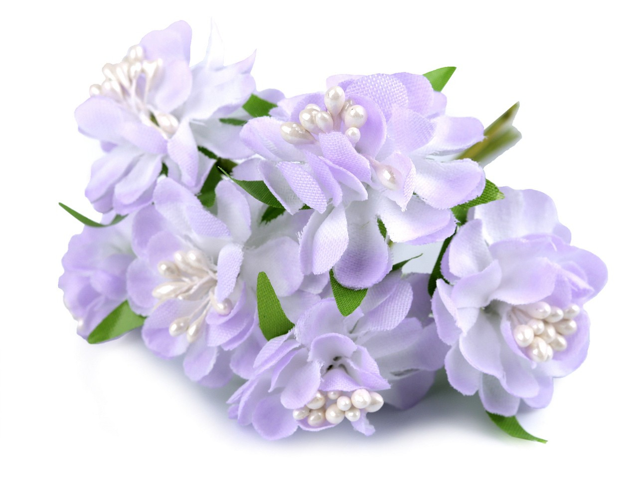 Umělý květ na drátku, barva 6 (44) fialová lila