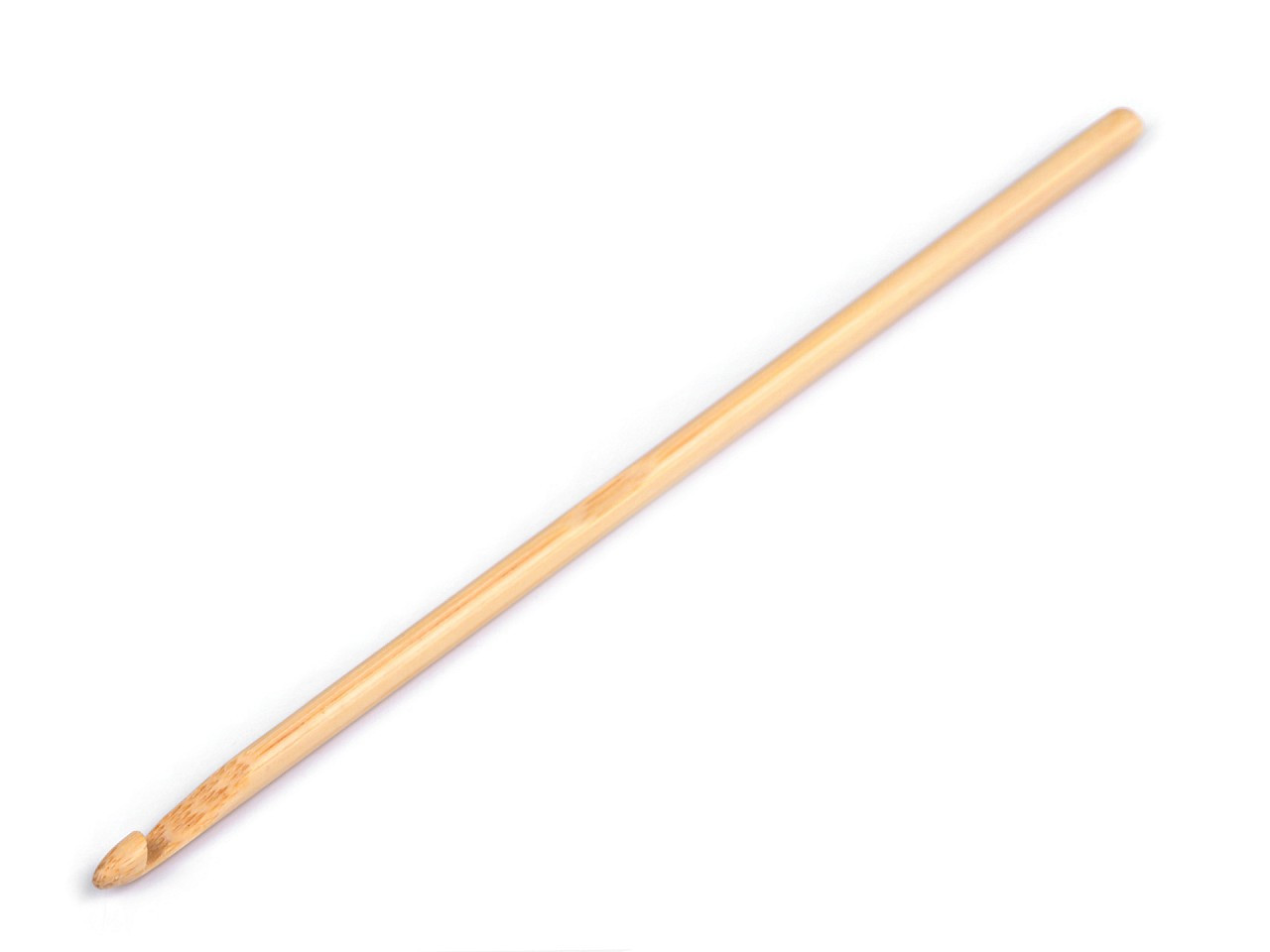 Bambusový háček na háčkování vel. 5; 6; 7; 8; 10, barva 1 (5 mm) bambus světlý