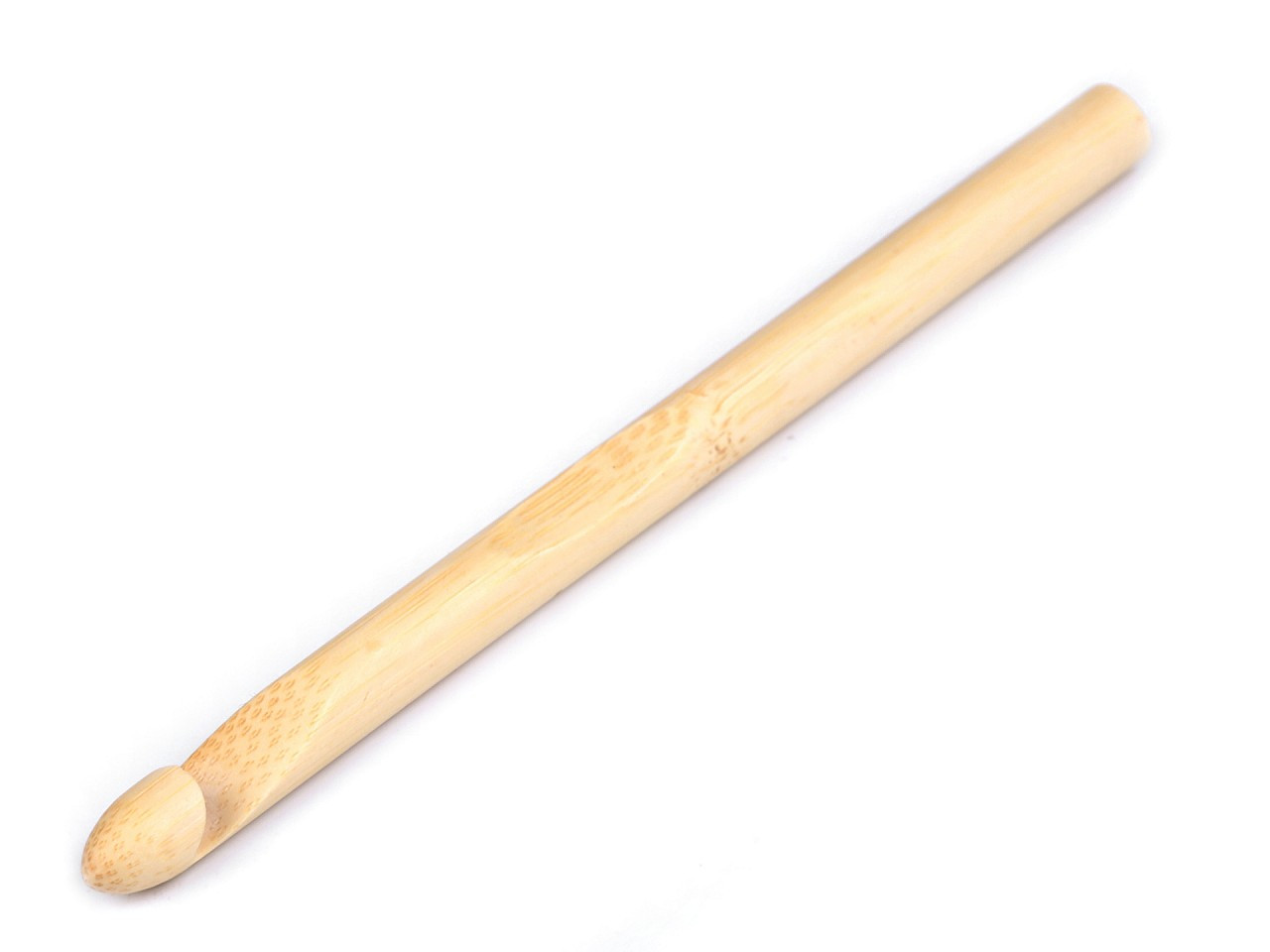 Bambusový háček na háčkování vel. 5; 6; 7; 8; 10, barva 5 (10 mm) bambus světlý