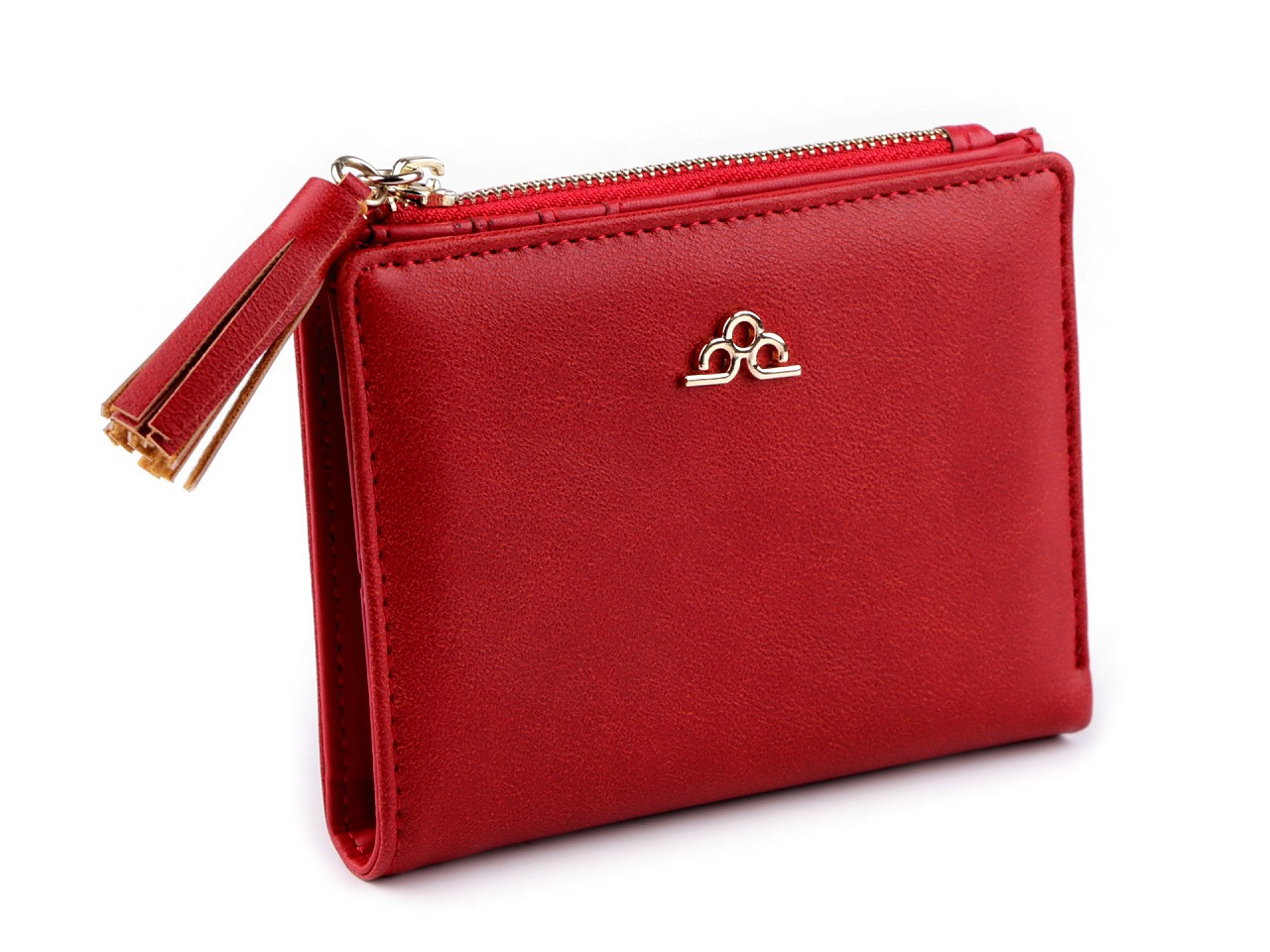 Dámská peněženka 9,5x12,5 cm, barva 2 červená