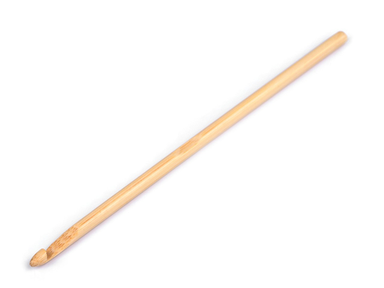 Bambusový háček na háčkování vel. 5; 6; 7; 8; 10, barva 2 (6 mm) bambus světlý