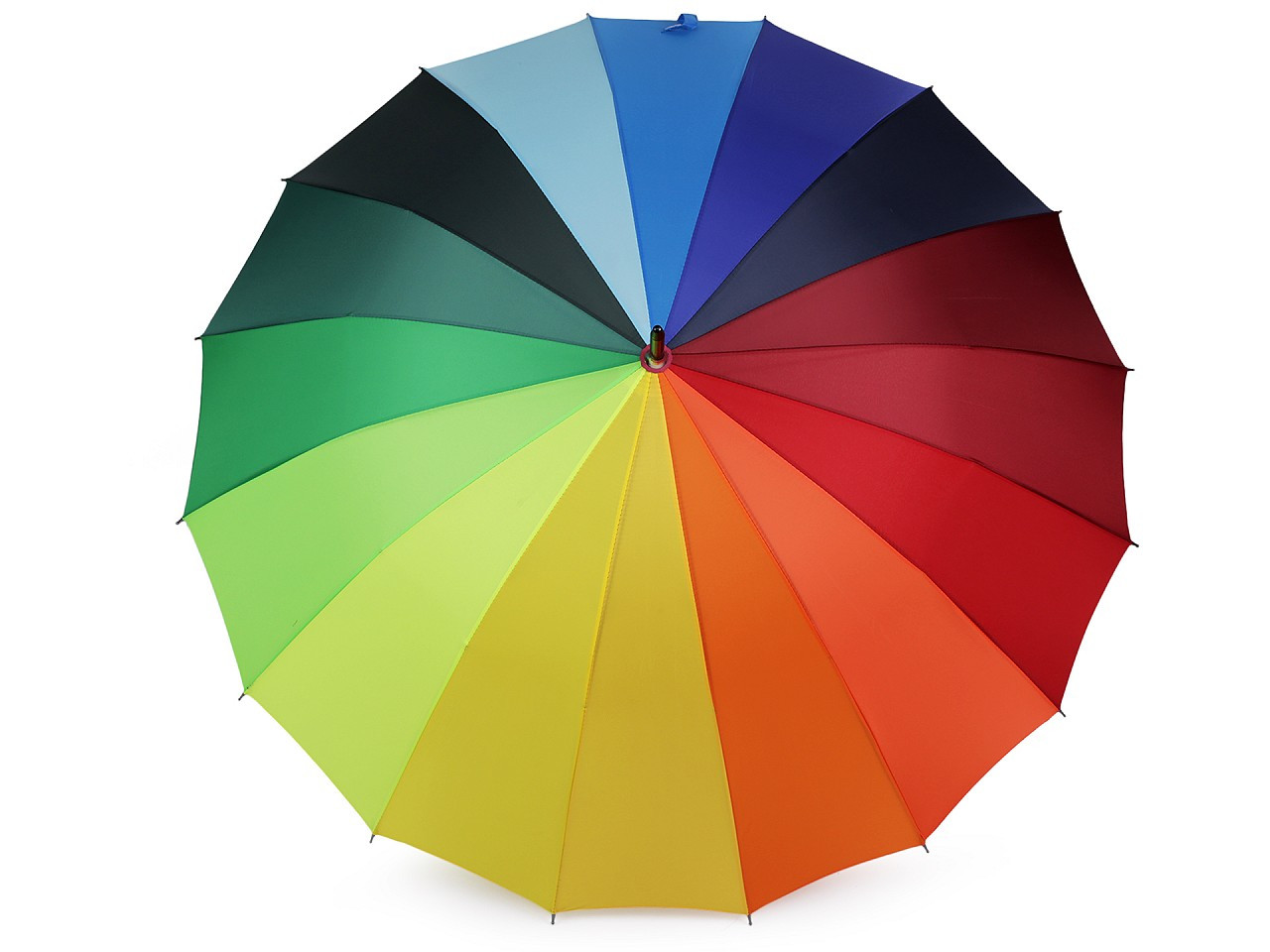 Dámský vystřelovací deštník duha, barva multikolor