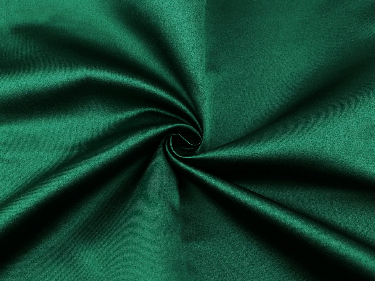 Satén extra tuhý metráž, barva 23 (62) zelená smaragdová