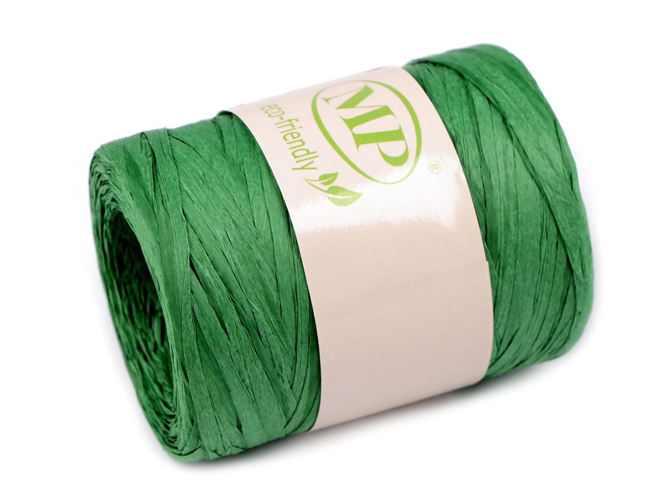 Lýko rafie k pletení tašek šíře 5-8 mm, barva 15 (13) zelená irská