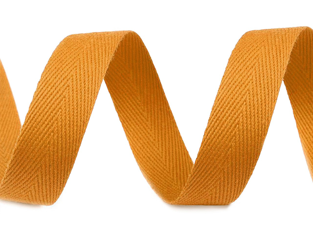 Keprovka - tkaloun šíře 16 mm, barva 4301 oranžovožlutá