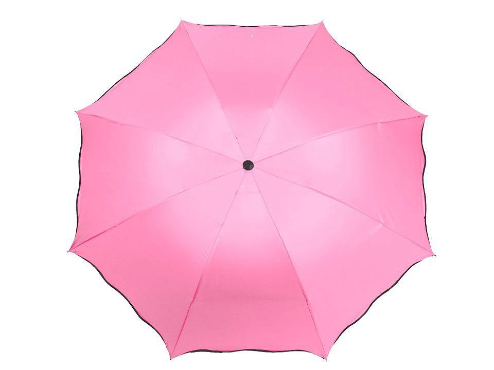 Dámský skládací deštník kouzelný, barva 1 pudrová