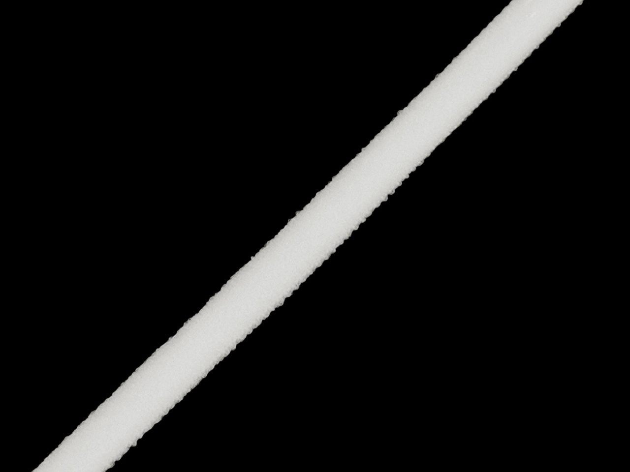 Pruženka měkká s výplní šíře 5 mm, barva 1 bílá