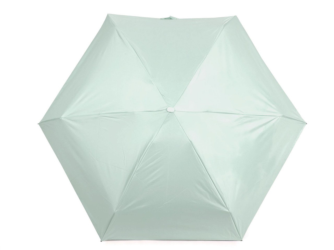 Skládací mini deštník s pevným pouzdrem, barva 3 mentolová