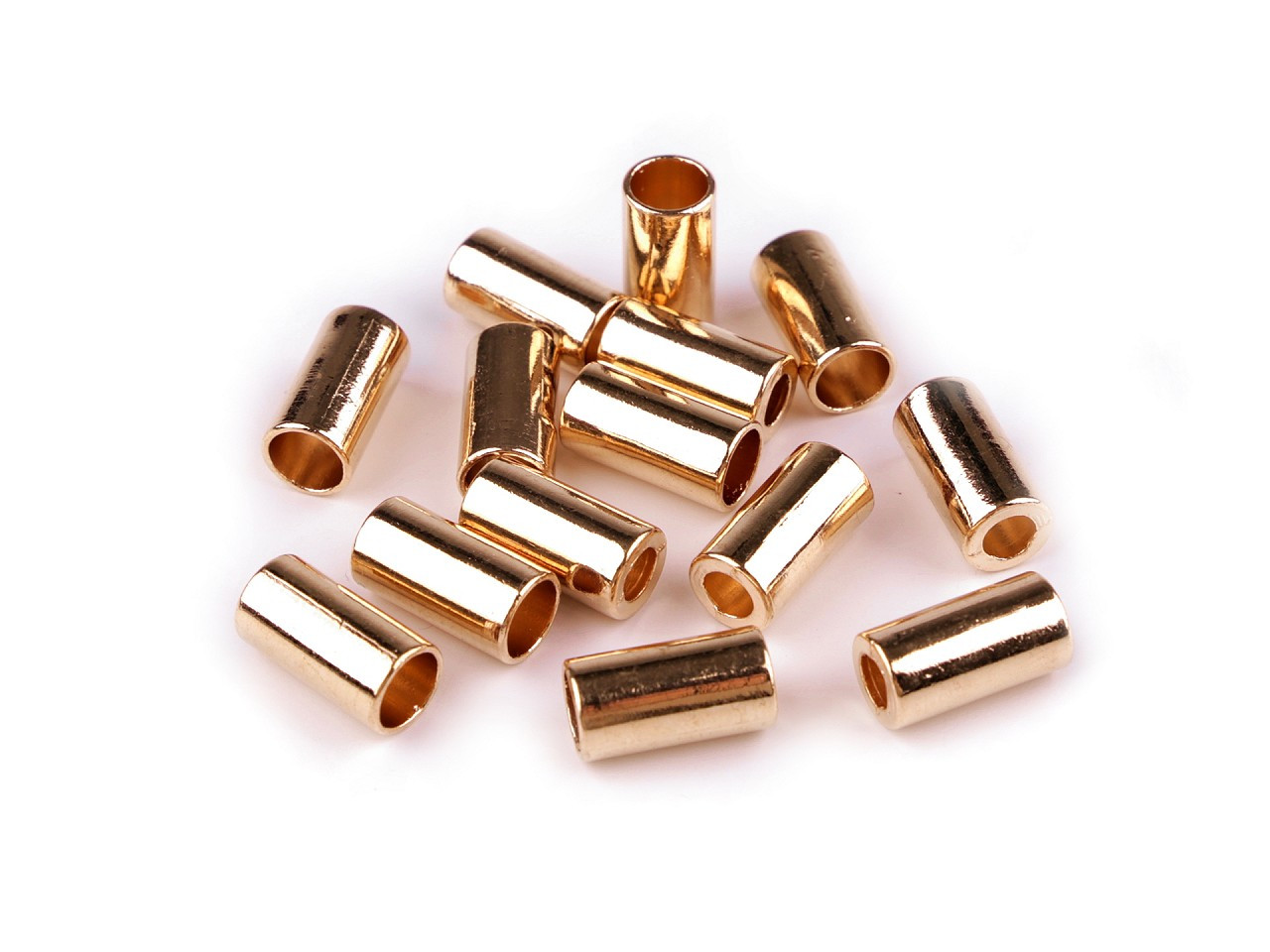 Kovová koncovka na šňůru Ø3,5 mm, Ø5,5 mm, barva 2 (Ø3,5 mm) růžové zlato