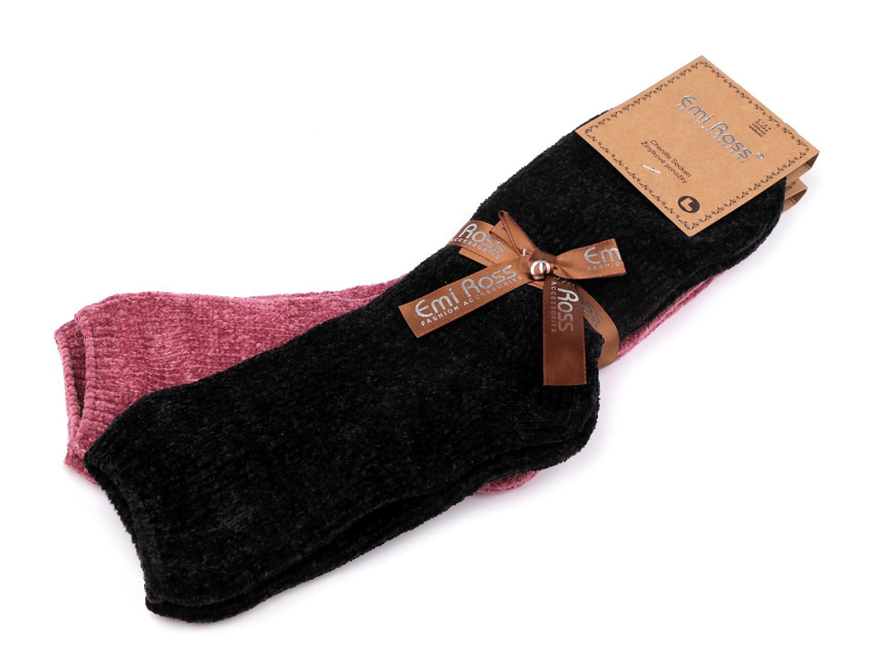 Dámské žinylkové ponožky Emi Ross, barva 26 (vel. 39-42) mix