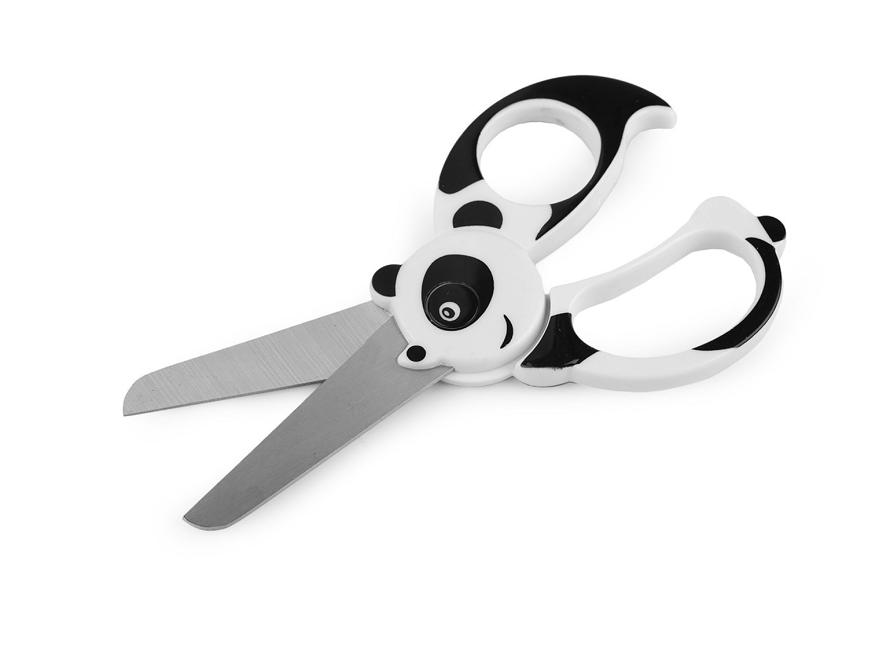 Nůžky Fiskars dětské pro leváky a praváky, barva 1 bílá panda