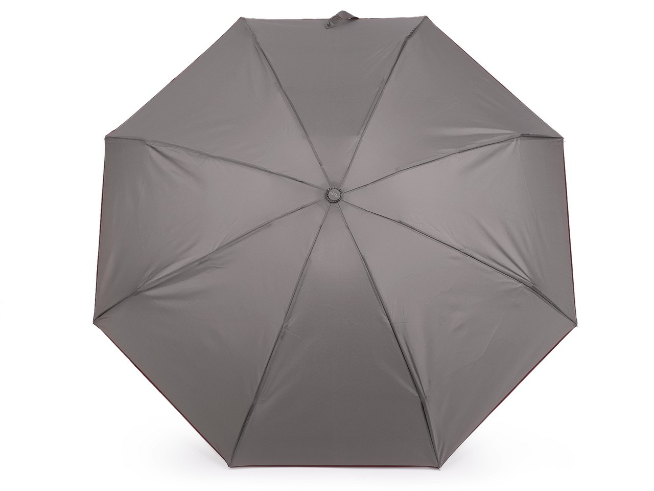 Dámský mini skládací deštník, barva 3 šedá bordó