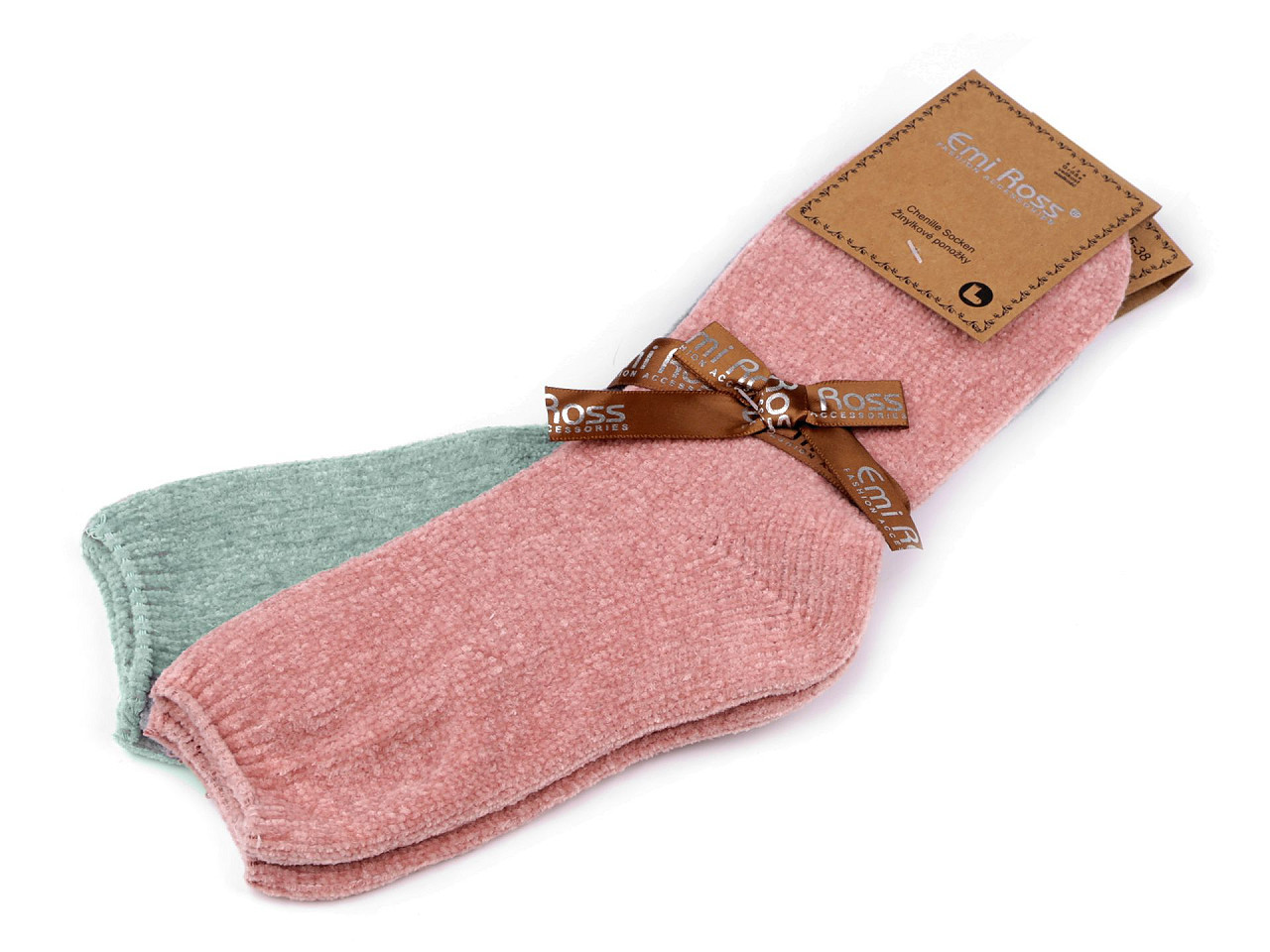 Dámské žinylkové ponožky Emi Ross, barva 25 (vel. 39-42) mix