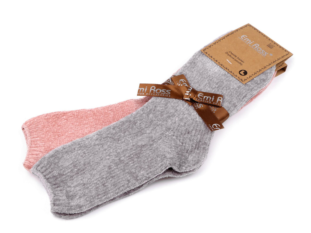 Dámské žinylkové ponožky Emi Ross, barva 24 (vel. 39-42) mix