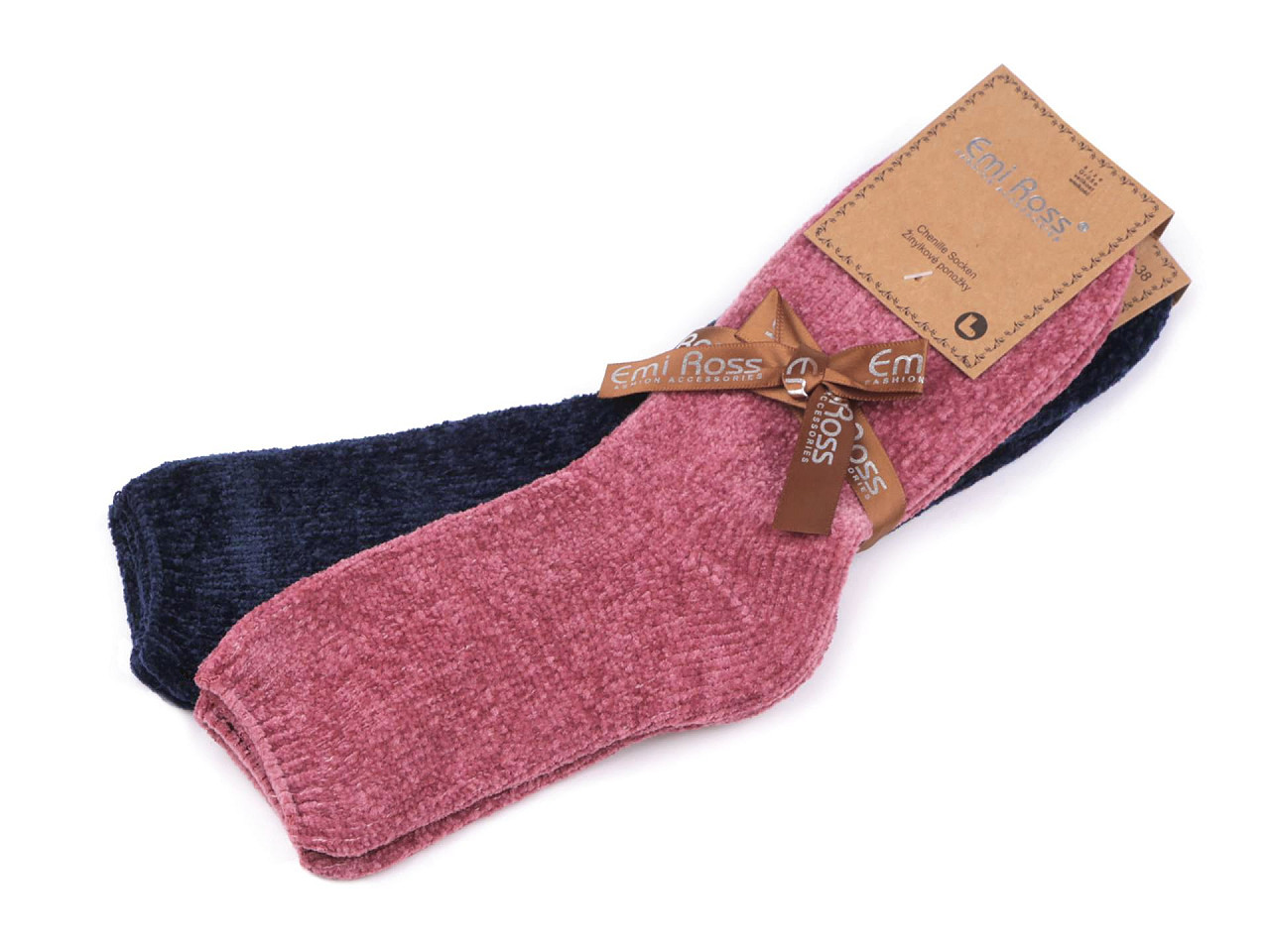 Dámské žinylkové ponožky Emi Ross, barva 21 (vel. 35-38) mix