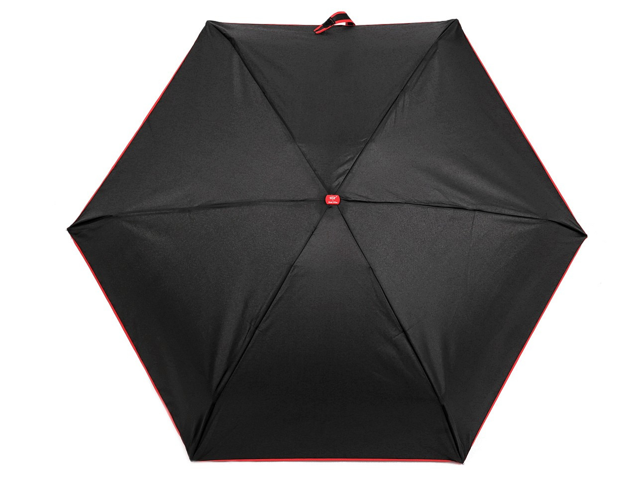 Dámský mini skládací deštník, barva 2 červená