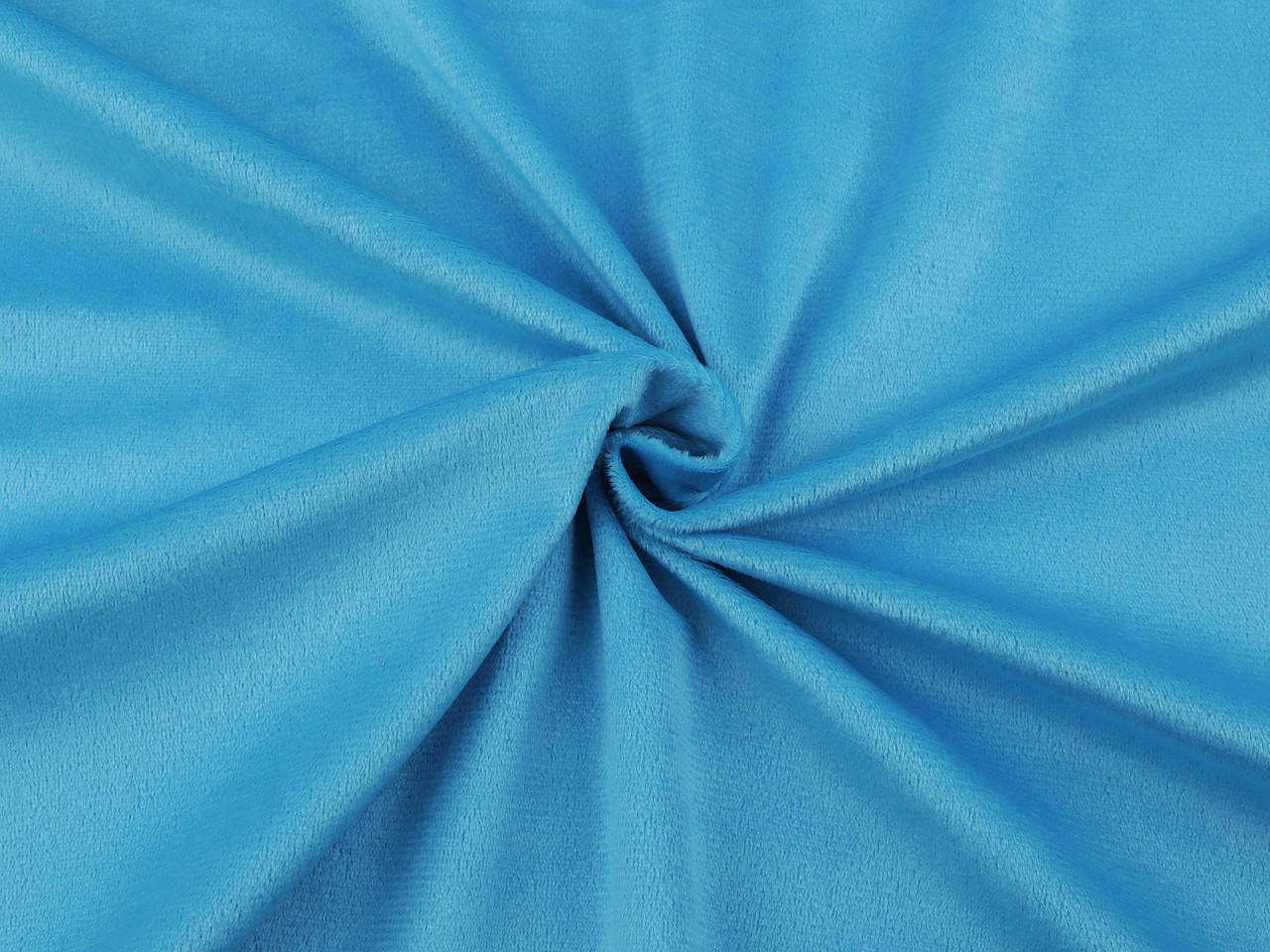 Fotografie Minky hladké / jemný plyš SAN, barva 23 (47) modrá azuro