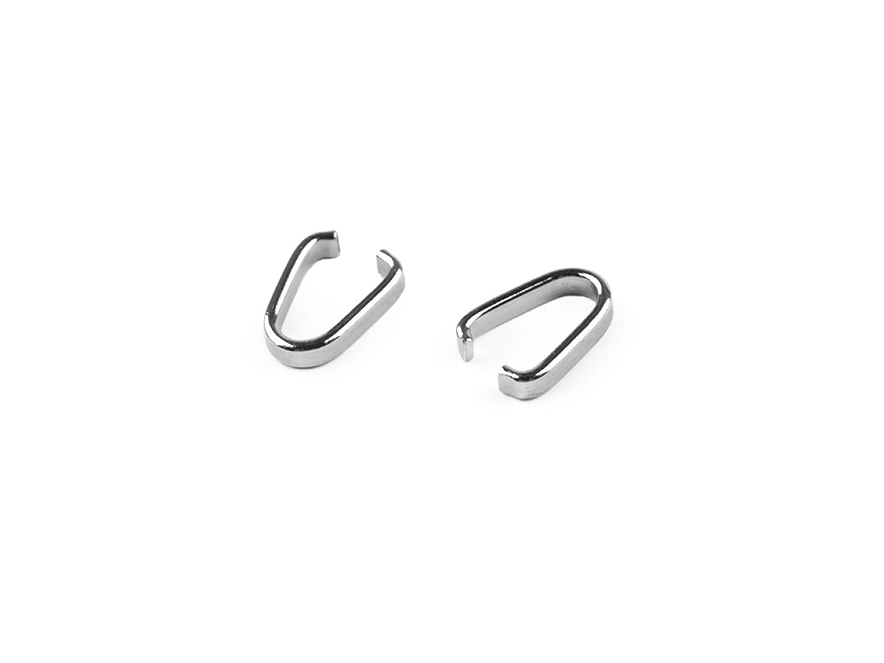 Šlupna z nerezové oceli 2x10 mm, barva 2 (3 mm) platina