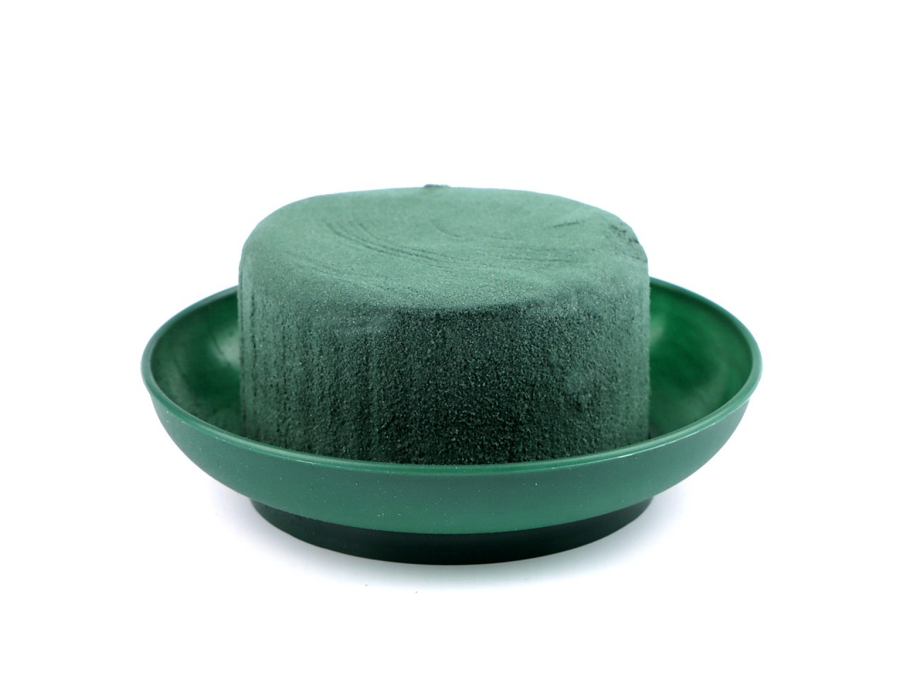 Aranžovací hmota Florex s miskou Ø12 cm, barva 1 zelená